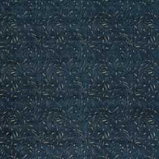 Selva Midnight/Gold Fabric by Clarke & Clarke 