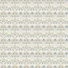Strawberry Thief Linen/Plum Fabric by Clarke & Clarke 