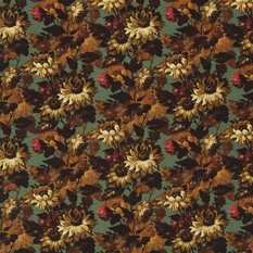 Sunforest Sage/Russet Fabric by Clarke & Clarke 