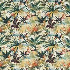 Toucan Antique Fabric by Clarke & Clarke 