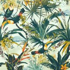 Toucan Antique Wallcovering by Clarke & Clarke