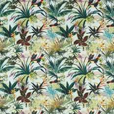 Toucan Sky Fabric by Clarke & Clarke 