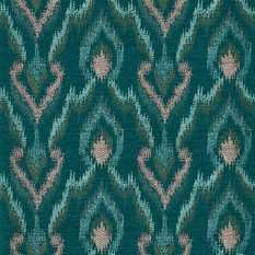 Velluto Teal Wallcovering by Clarke & Clarke 