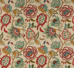 Nerello Red/Green by Colefax and Fowler