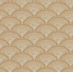 Feather Fan Jacquard Fabric by Cole & Son 