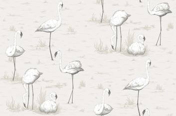 Flamingos Wallcovering by Cole & Son