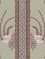 Jabu Olive Wallcovering by Cole & Son 