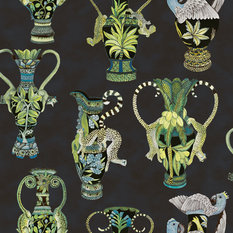 Khulu Vases Blue Wallcovering by Cole & Son 