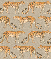Leopard Walk Sand Wallcovering by Cole & Son 
