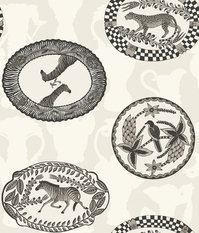 Matrinah Black and White Wallcovering by Cole & Son 