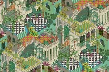 Miami 100% Cotton Fabric by Cole & Son 