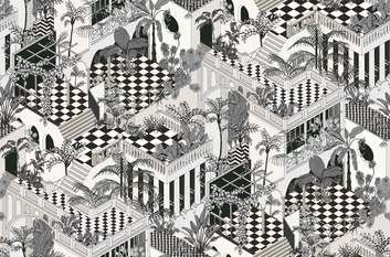 Miami 100% Cotton Fabric by Cole & Son 