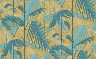 Palm Jungle Linen Union Fabric by Cole & Son 