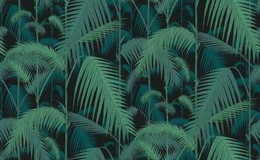 Palm Jungle Linen Union Fabric by Cole & Son 