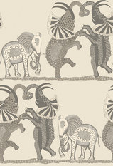 Safari Dance Grey Wallcovering by Cole & Son 