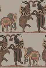Safari Dance Linen Wallcovering by Cole & Son 