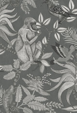 Savuti Charcoal Wallcovering by Cole & Son 