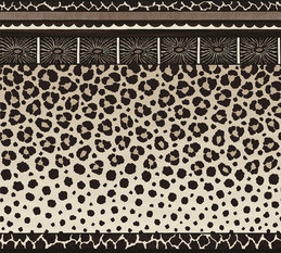 Zulu Border Black and White Wallcovering by Cole & Son 