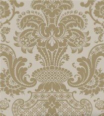 Carmen Metallic Gilver on Linen Wallcovering by Cole & Son 
