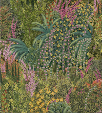 Cascade Leaf Green Wallcovering by Cole & Son 