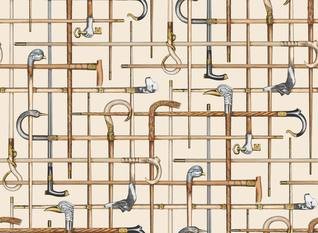 Bastoni Wallcovering by Cole & Son 