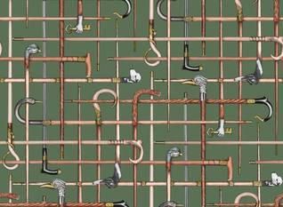 Bastoni Wallcovering by Cole & Son 