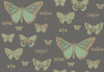 Butterflies & Dragonflies Wallcovering by Cole & Son 