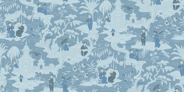 Chinese Toile Wallcovering by Cole & Son 
