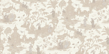 Chinese Toile Wallcovering by Cole & Son 