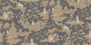 Chinese Toile Wallcovering by Cole & Son 