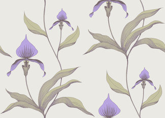 Orchid Wallcovering by Cole & Son 
