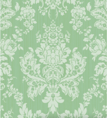 Giselle Mica Leaf Green Wallcovering by Cole & Son 