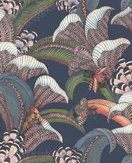 Hoopoe Leaves Wallcovering by Cole & Son 