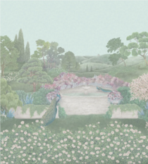 Idyll Eau de Nil Wallcovering by Cole & Son 