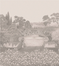 Idyll Platinum Matte Wallcovering by Cole & Son 