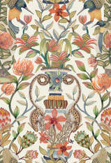 Protea Garden Silk Wallcovering by Cole & Son 