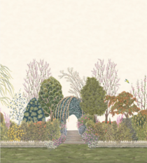 Reverie Dawn Wallcovering by Cole & Son 