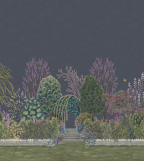 Reverie Tanzanite Wallcovering by Cole & Son 
