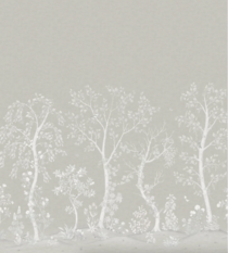 Seasonal Woods Platinum Pearl Wallcovering by Cole & Son 