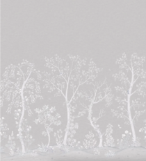Seasonal Woods Silk Platinum Wallcovering by Cole & Son 