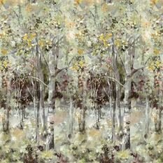 Bois De Bouleau Scene 2 Sepia Wallcovering by Designers Guild
