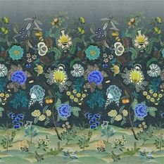 Brocart Decoratif Indigo Wallcovering by Designers Guild