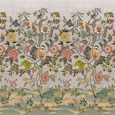 Brocart Decoratif Sepia Wallcovering by Designers Guild