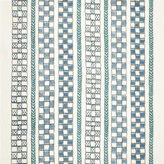 Camino Peacock Fabric by William Yeoward