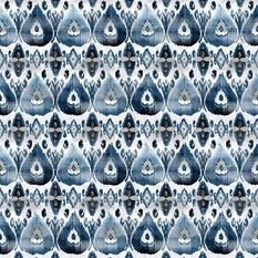 Cuzco Indigo Fabric by William Yeoward