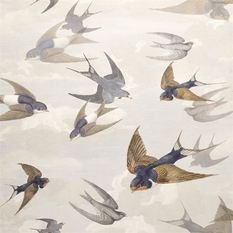 Chimney Swallows Dawn Wallcovering by Designers Guild