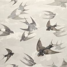 Chimney Swallows Dusk Wallcovering by Designers Guild