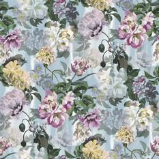 Delft Flower Grande Sky Wallcovering by Designers Guild 