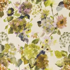Palace Flower Grande Moss Fabric by Designers Guild 