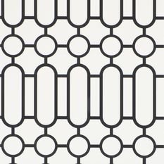 Porden Black and White Wallcovering by Designers Guild 